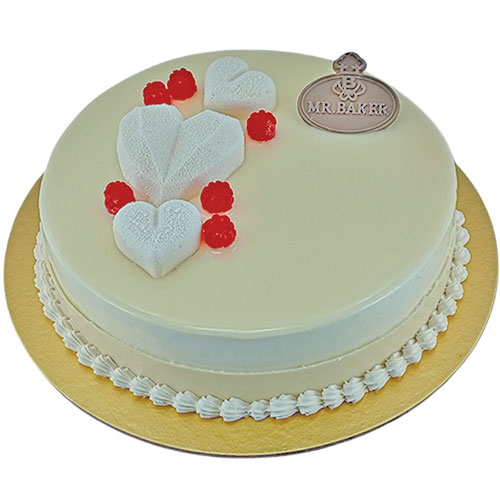 White Ganache Cake