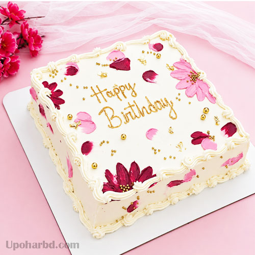 Floral Birthday Cake