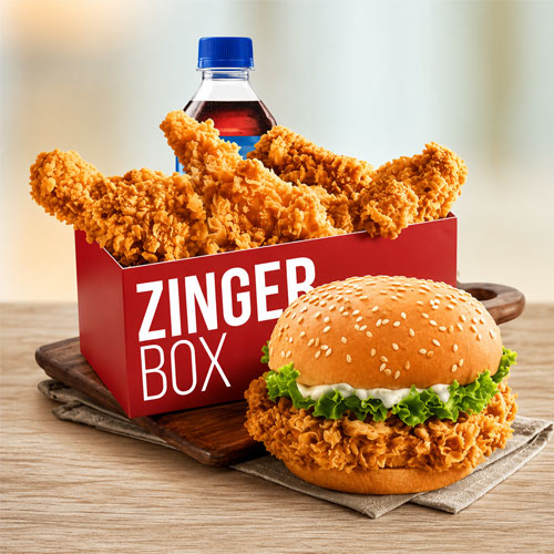 KFC Zinger Box Package