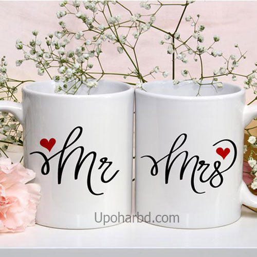 Mr. & Mrs. Coffee Mug Pair